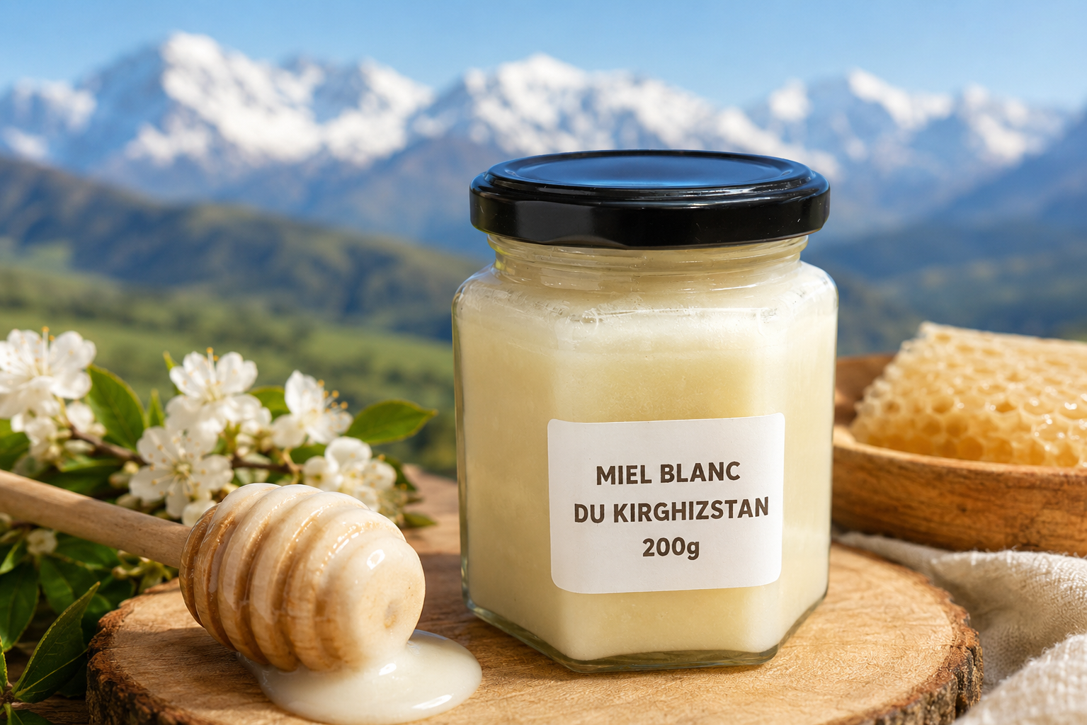 MIEL BLANC DU KIRGHIZSTAN
