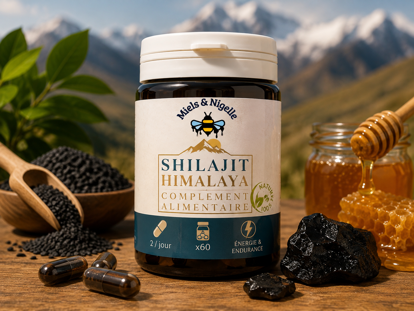 SHILAJIT.   60 gellules