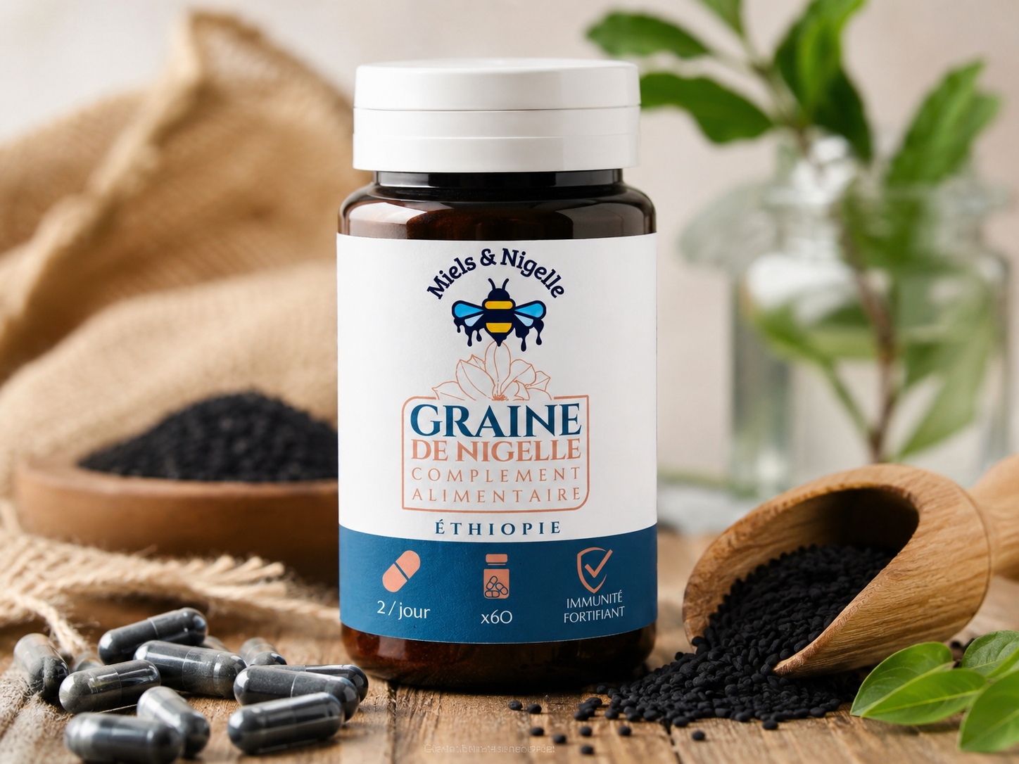 POUDRE DE GRAINE DE NIGELLE GELLULES