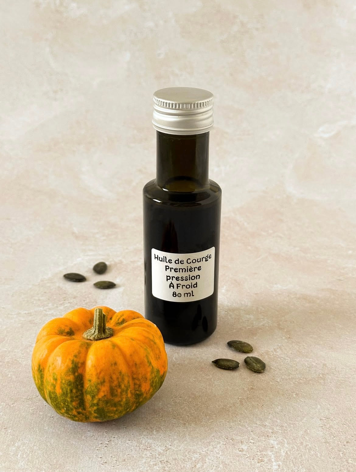 Huile de pépins de courge Première pression à froid 80ml